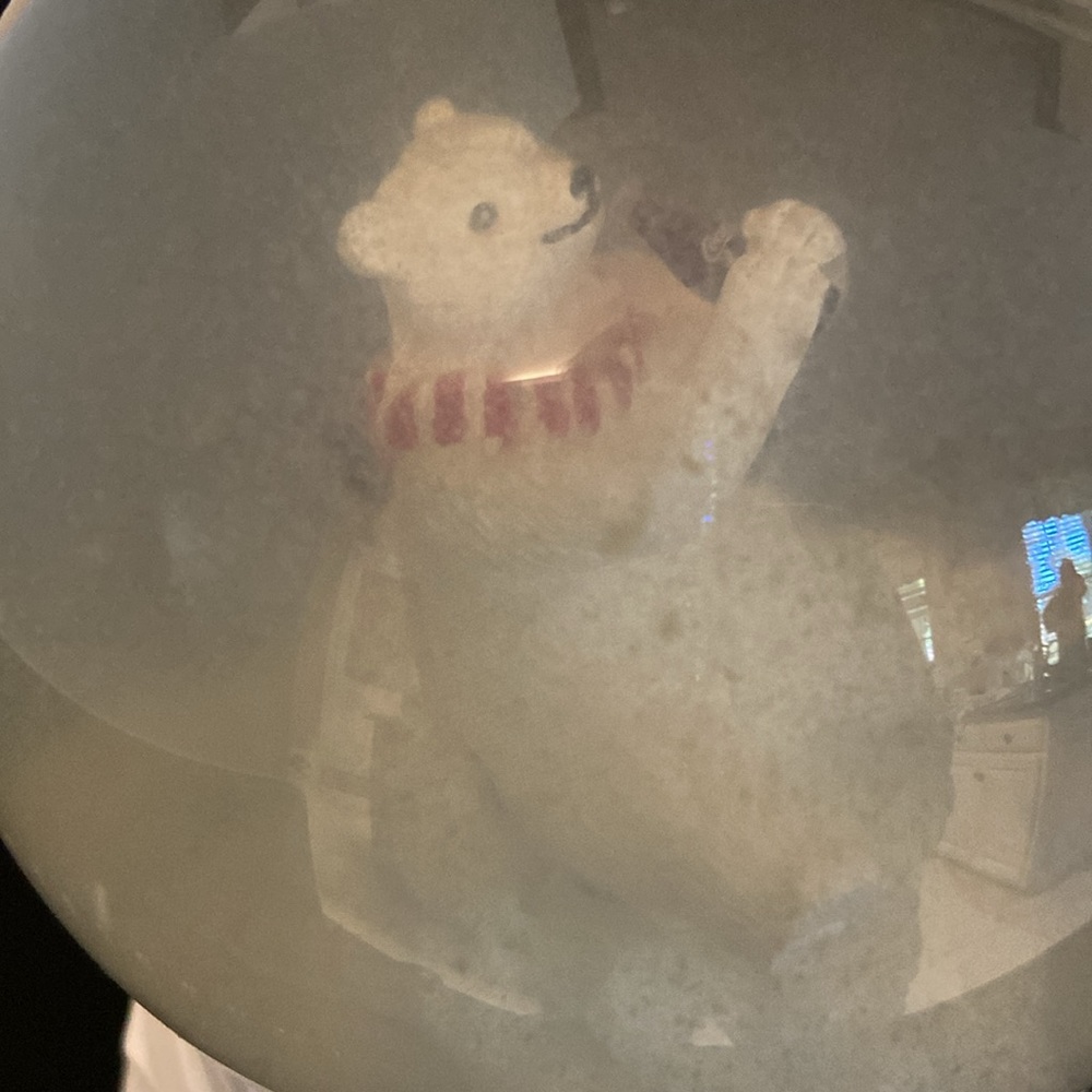 Coca Cola Polar Bear Musical Snow Globe Vintage c1994 - Picture 5 of 6